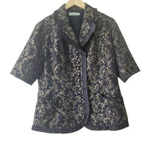 Manyus Women's Button Up Jacket Blazer - Size XL